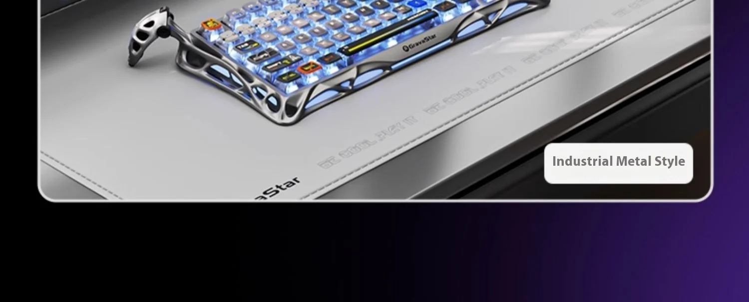 Gravastar 75k1pro Mechanical Keyboard Wireless Gaming Esports Professionali Keyboard Aluminum Customization Computer Peripherals