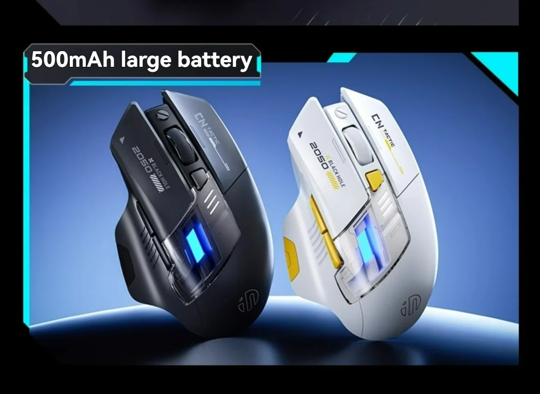 Inphic A9 Explorer V2 Three-mode Gaming Mouse Indicator DPI Adjustable Macro-driver Ergonomics 12000DPI   1000Hz rate of return