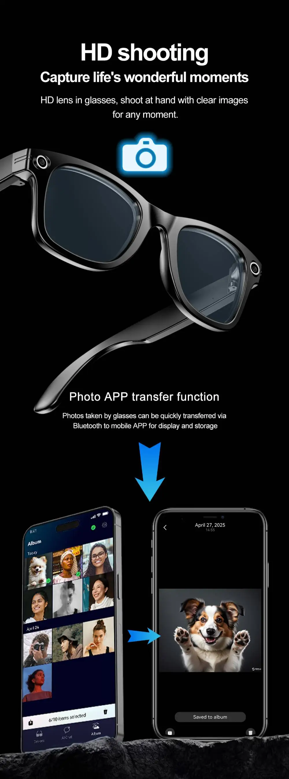 2025 New For Xiaomi Smart Glasses Photography Video AI Intelligent Interactive Translation Smart Sunglasses IOS Andirod Glasses