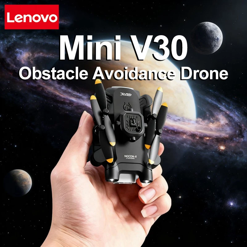 Lenovo Mini V30 Drone 8K Aerial HD Profesional RC FPV Drone Five-sided Intelligent Obstacle Avoidance Mini Convenient GPS Drone